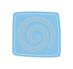 Fluid Hand Drawn Square Frame Form