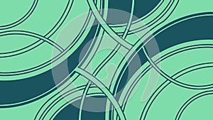 Fluid Interlocking Wavy Lines Abstract Pattern Vector, vector design Generative AI