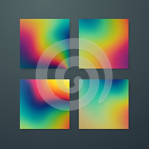 Fluid iridescent multicolored background.