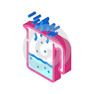 fluid smell isometric icon vector illustration