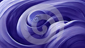 Fluid spiral abstract background blue curves whirl AI generated