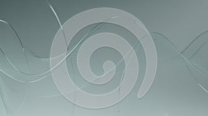 Abstract wavy lines pattern on gradient grey-blue background, modern design