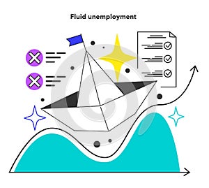 Fluid unemployment. Social problem of occupancy, job offer and workplace