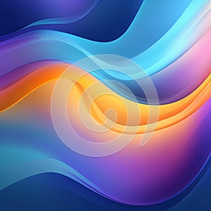 Fluid and vibrant gradient background with a colorful abstract design crafted for banner