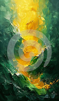 Fluidity in Motion: Exploring the Cosmic Whirlwind of a Yellow-G photo