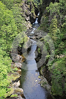 A flume in Tessin, Switzerland