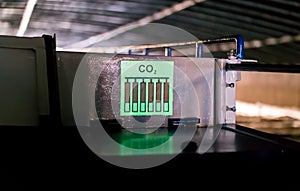 fluorescent label CO2 pleasure craft