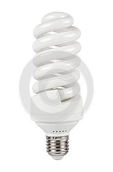 Fluorescent lamp Isolated on White Background