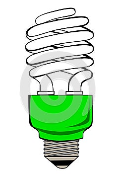 Fluorescent light bulb