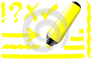 Fluorescent Marker Yellow