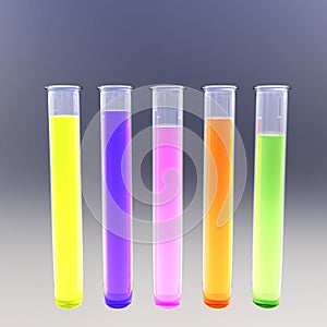 Fluorescent test tubes