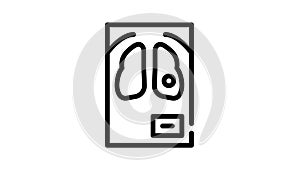 fluorography snapshot black icon animation