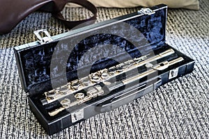 Flute in black box
