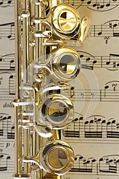 Flute keys