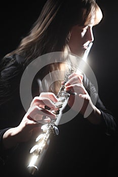 Flute musician flutist photo