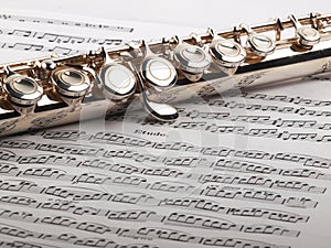 Flute and notes