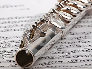 Flute and notes