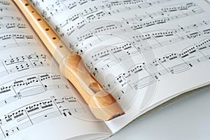 Flute and notes