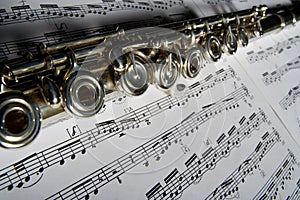 Flute and notes