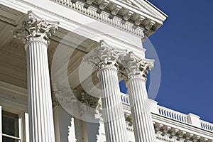 Fluted Corinthian Columns at California Capitol