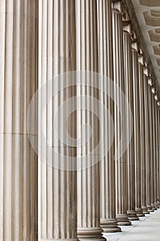 Fluted Stone Columns