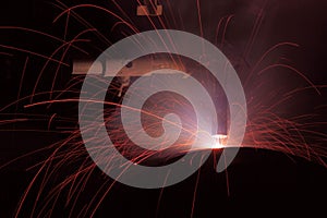 Flux core wire arc welding is most population in welding process