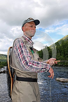 Fly-fisher