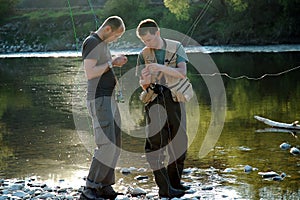 Fly fishing photo