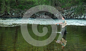 Fly fishing