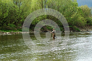 Fly fishing