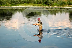 Fly fishing