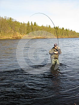 Fly fishing