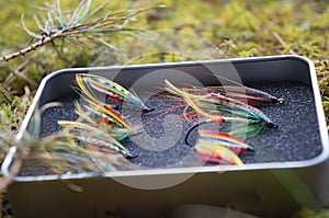 Fly fishing flies / lures for salmon