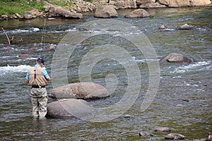 Fly Fishing on the Gunnison River in Colorado