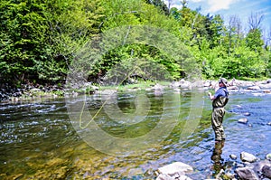 Fly Fishing - Lake Placid, New York photo