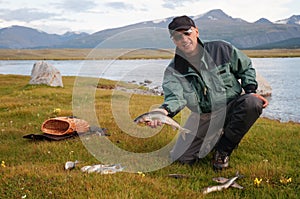 Fly fishing in Mongolia