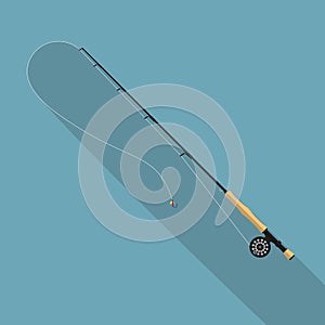 Fly fishing rod.