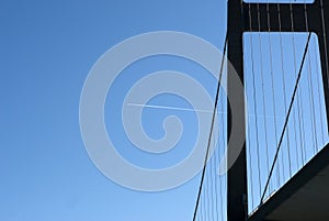 Fly high over bridge