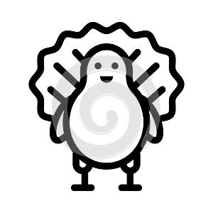 Fly vector thin  line icon