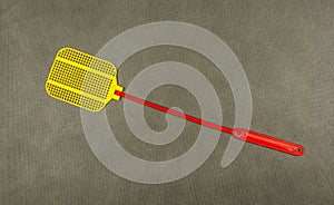 Fly-killing device - typical flyswatter.