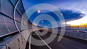 Fly over Cakung at sunsets