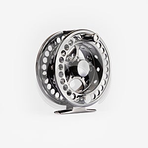 Fly Reel on white background