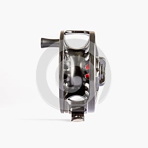 Fly Reel on white background