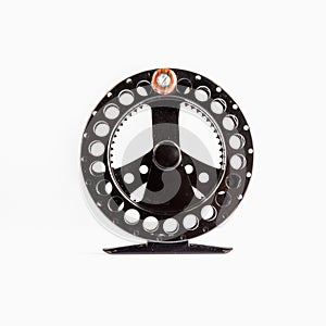 Fly Reel on white background