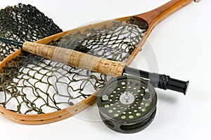 Fly rod and landing net