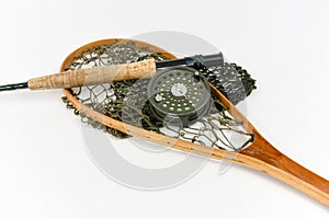 Fly rod and landing net