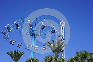 Fly through the sky photo