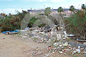 Fly Tipping Rubbish Dump