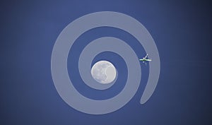 Fly to the moon photo