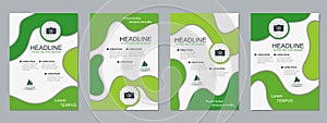Modern business flyers vector templates collection